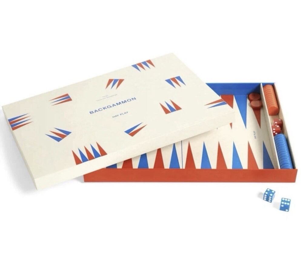 HAY Play Backgammon Board Game Clara von Zweigbergk Designer NEW